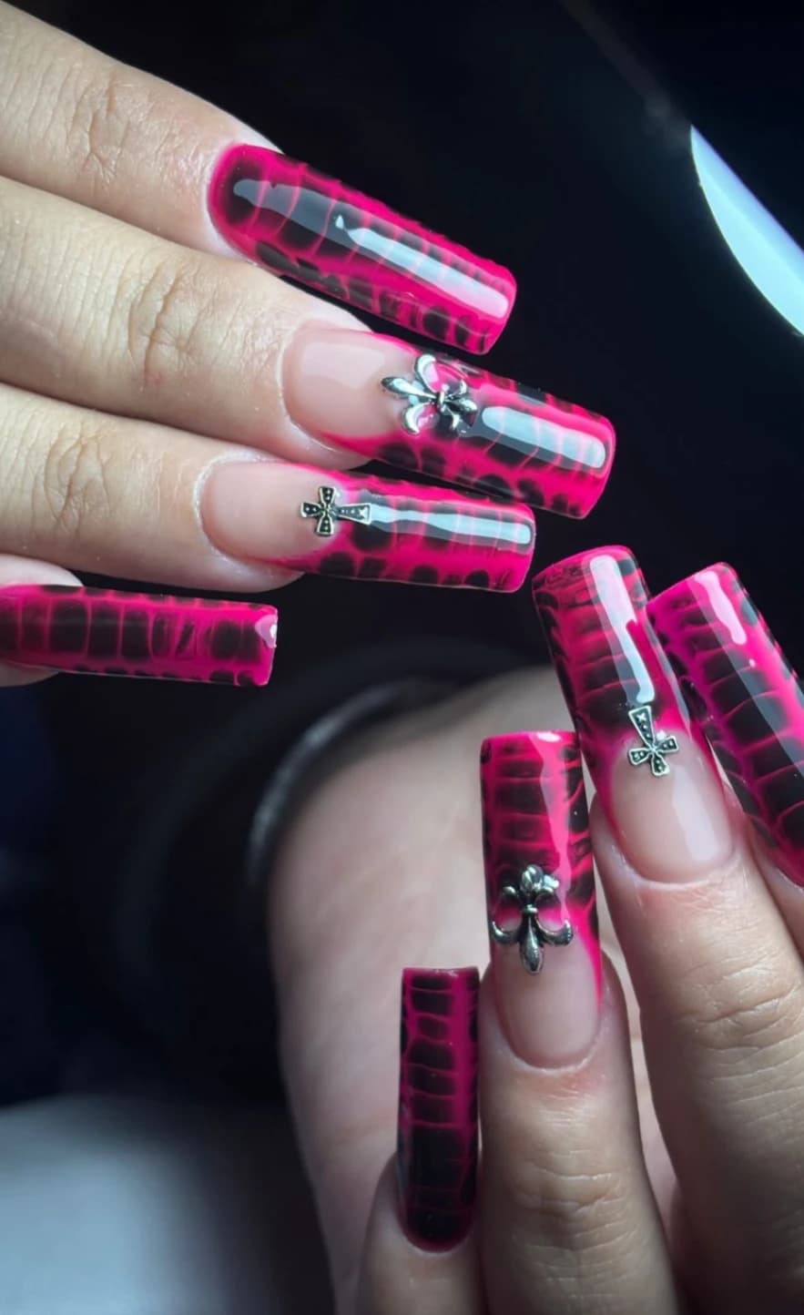 Pink reptile