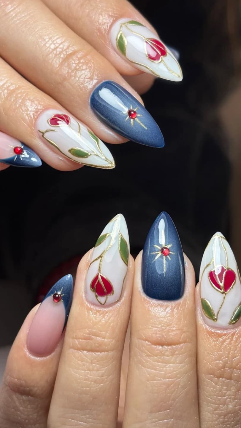 Midnight tulip luxe
